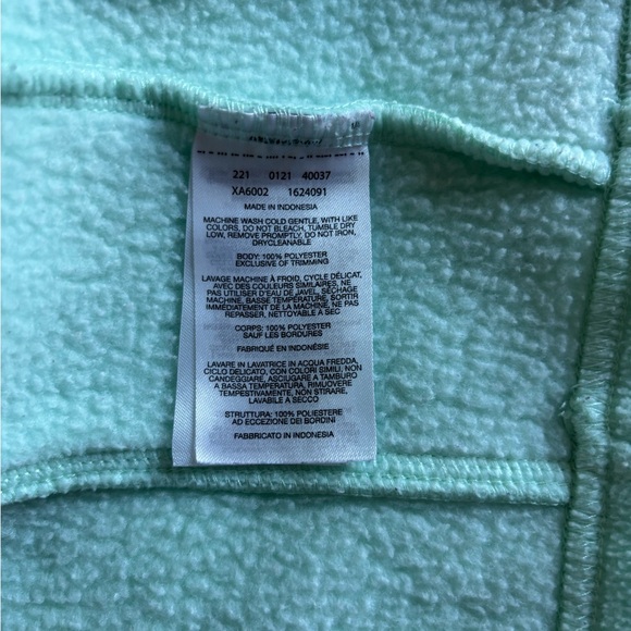 Columbia Girls' Benton Springs Fleece Jacket Light Green Sweater Size 2T - Picture 7 of 8